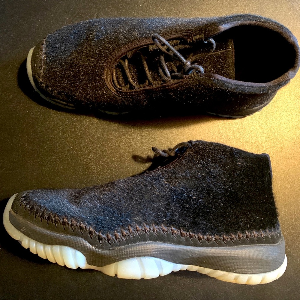 Authentic Faux Fur Jordans